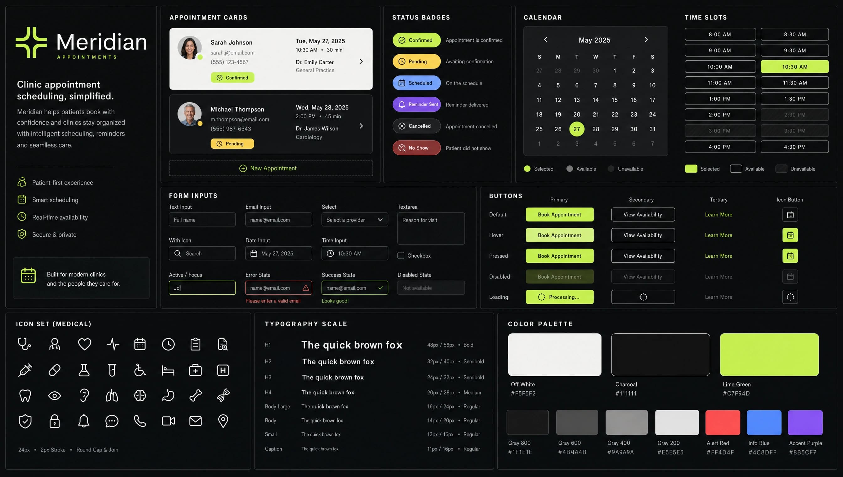 Meridian — UI kit