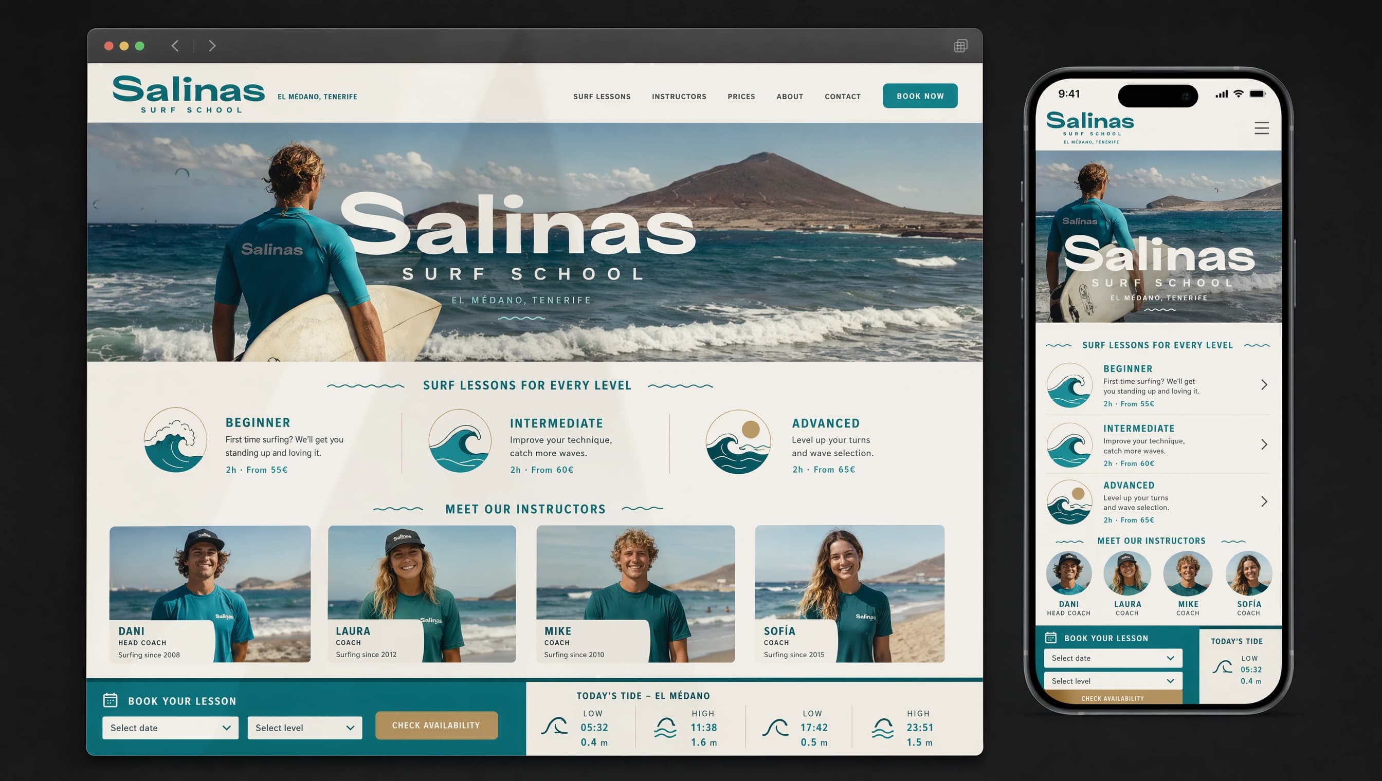 Salinas — Website