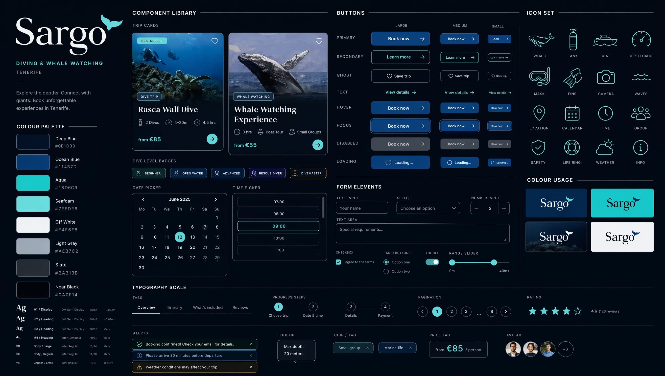 Sargo — UI kit