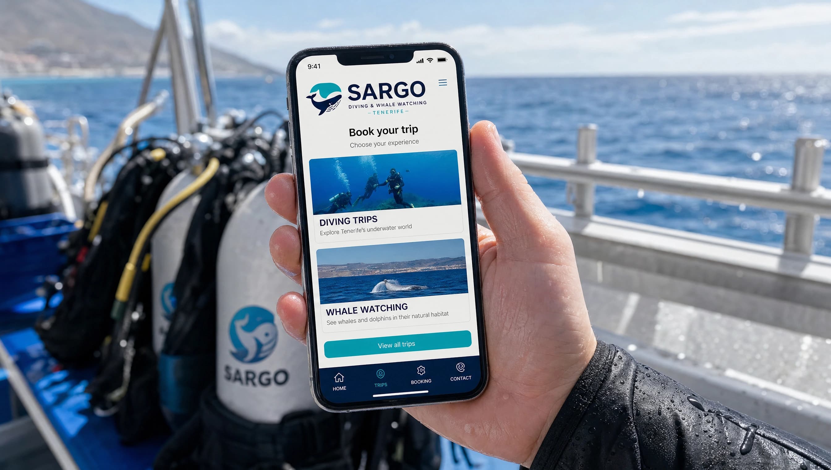 Sargo — On the boat