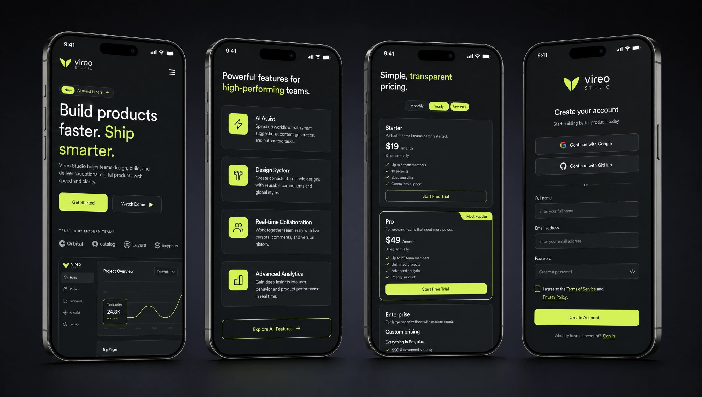 Vireo Studio — Responsive